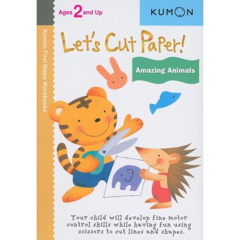 Kumon Let's Cut Paper! Amazing Animals -- Kumon